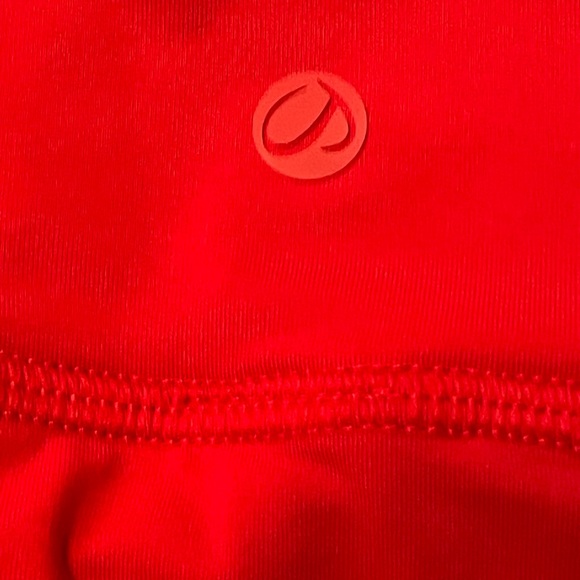 #89, CRZ YOGA Vibrant Red Skater Skirt, 14” long, size 8/10 - Picture 3 of 4